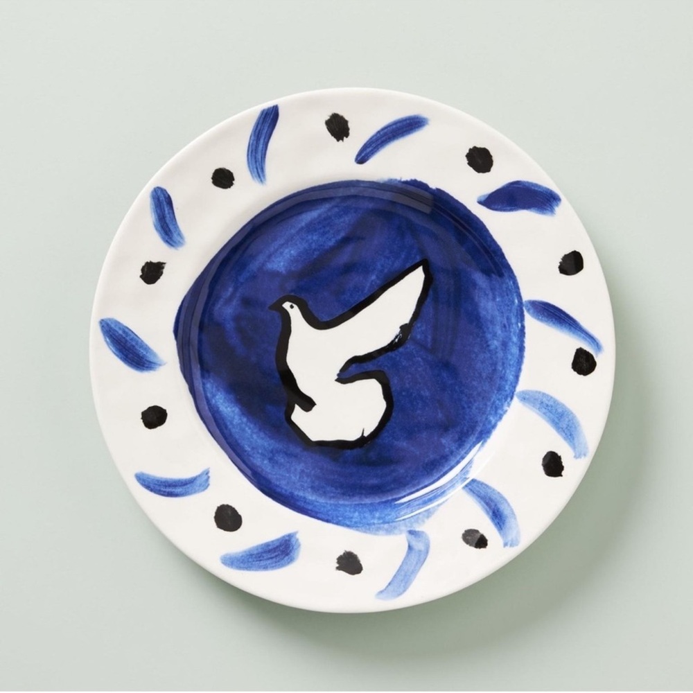 NEW NWT Anthropologie Hotel Magique for Anthropologie Melange Dessert Plate